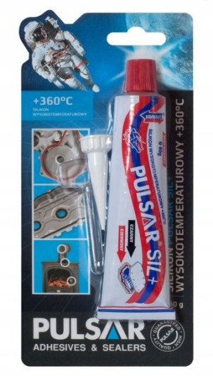 Pulsar Silikon Wysokotemperaturowy Czerwony 80 G