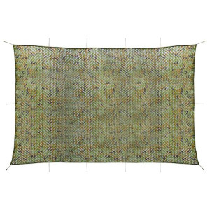 Siatka maskująca z torbą do przechowywania, 4x5 m, zielona