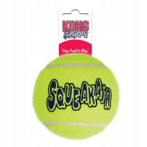 Piłka z piszczałką Kong SqueakAir Ball Bulk XL