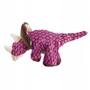 Zabawka pluszowa Kong Dynos Triceratops Pink L