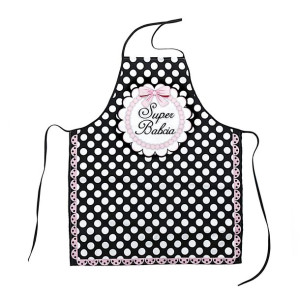 Fartuch Super Babcia grochy Dzień Babci