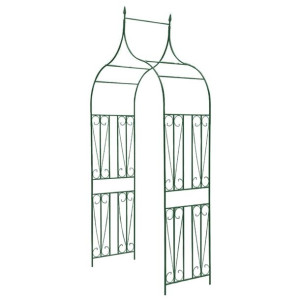 vidaXl Pergola ogrodowa  do roślin pnących, ciemnozielona