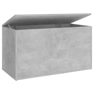 Skrzynia, szarość betonu, 84x42x46 cm, płyta wiórowa