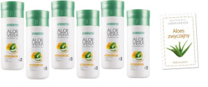 Żel do picia Aloe Vera Aloes z miodem 6pak