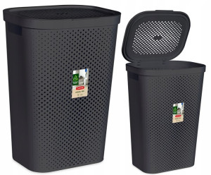 Kosz Na Pranie Bielizne Organizer Pojemnik 59l