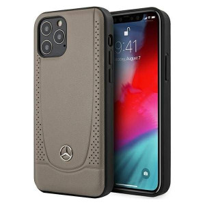 Mercedes MEHCP12MARMBR iPhone 12/12 Pro 6,1" brązowy/brown hardcase Urban L