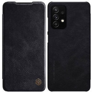 Nillkin Qin skórzana kabura etui Samsung Galaxy A52 5G / A52 4G czarny