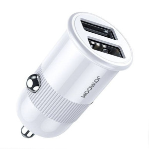 Joyroom ładowarka samochodowa 2x USB 3,1 A biały (C-A06)