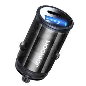 Joyroom szybka ładowarka samochodowa USB Typ C / USB 20 W 3 A Power Deliver