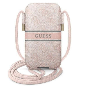 Guess Torebka GUPHM4GDPI 6,1" różowy/pink hardcase 4G Stripe