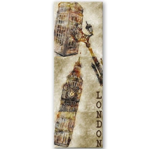 Obraz na płótnie, Big Ben w Londynie, 1-częściowy 40x120