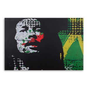 Obraz na płótnie, Bob Marley - portret 60x40