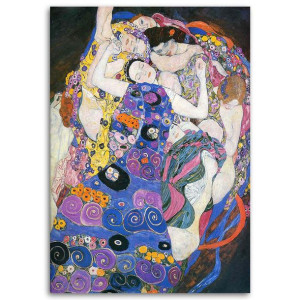Obraz na płótnie, Dziewice - G. Klimt, reprodukcja, 1-częściowy 80x120