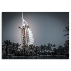 Obraz na płótnie, Hotel Burdż al-Arab w Dubaju, 1-częściowy 120x80
