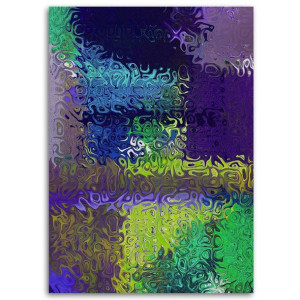 Obraz na płótnie, Fioletowa abstrakcja, 1-częściowy 60x90