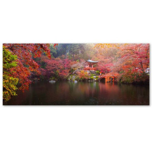 Obraz na płótnie, Japonia w kolorach jesieni, 1-częściowy 150x50
