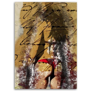 Obraz na płótnie, Kobieta w bikini, 1-częściowy 60x90