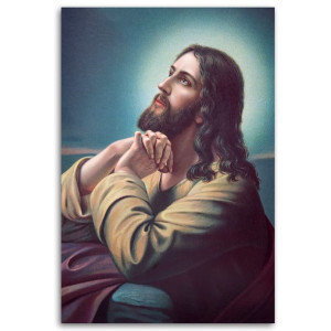 Obraz na płótnie, Jezus w ogrodzie oliwnym, 1-częściowy 80x120