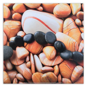 Obraz na płótnie, Kolorowe kamienie z bliska 30x30