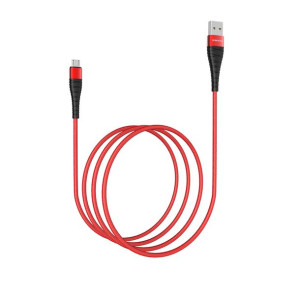 Borofone Kabel BX32 Munificent USB na micro USB 5A 1 metr czerwony