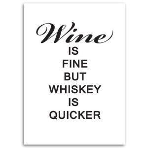 Obraz na płótnie, Wino i whiskey, 1-częściowy 40x60