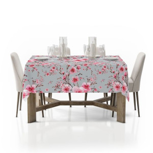 Nowoczesny obrus na stół 140x220 D404-262 róże
