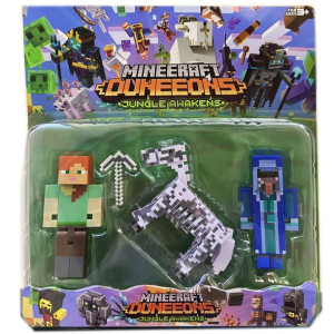 MINECRAFT Duży Zestaw Figurek + Akcesorium