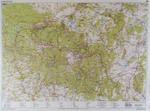 KARKONOSZE Mapa ścienna 1:35 000 ARKUSZ