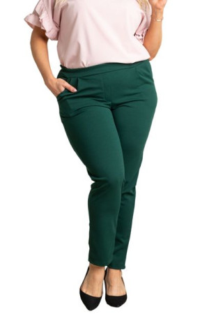 Spodnie BENTON na gumce b.zieleń 48 PLUS SIZE