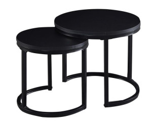 Ława LOFT 2w1 MINI okrągła stolik metalowe nogi