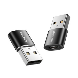 Adapter Joyroom S-H152 USB-C - USB-A Black [2 PACK]