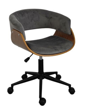 FOTEL OBROTOWY FB6-FX (szare velvet)