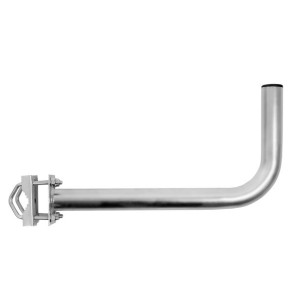 Stojak balkonowy gięty L-30cm czołowy z cybantami