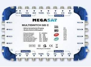 Multiswitch kaskadowy Megasat 9/8 C