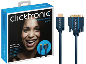 Clicktronic Kabel Hdmi - Dvi-d (24+1) 5m