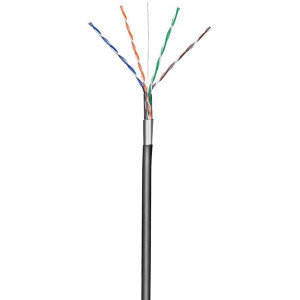 Skrętka CAT5e F/UTP PE żel AWG 24/1 Goobay 100m