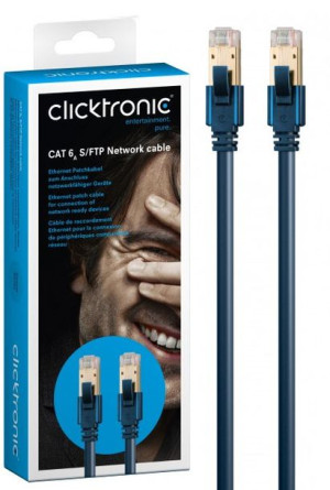 CLICKTRONIC Kabel LAN Patchcord CAT 6A 10m