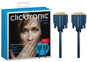 Clicktronic Kabel Dvi-d - Dvi-d (24+1) 10m