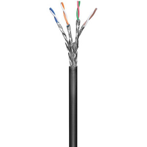 Skrętka CAT6 S/FTP PE żel AWG 27/7 Goobay 100m