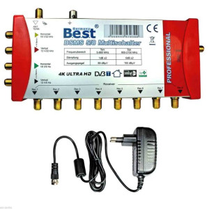 Multiswitch BEST BSMS 5/8 Professional + zasilacz