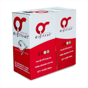 Skrętka Cat6 U/utp Pe Dg-premium Cu, 305m