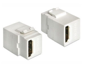 Złącze Keystone HDMI - HDMI białe