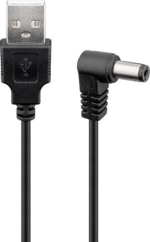 Kabel zasilający USB - wtyk DC 5,5x2,1 Goobay 1m