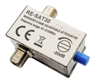 Tłumik regulowany Relook RE-SAT30 0 / -20dB