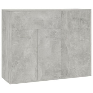 Szafka, betonowa szarość, 88 x 30 x 70 cm, płyta wiórowa