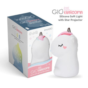 INNOGIO ING-200 Lampka silikonowa Little Unicorn z projektorem