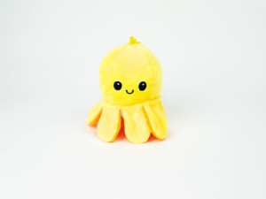 INNOGIO GIO-830 Plush Ośmiornica pomarańczowo/żółta 8cm