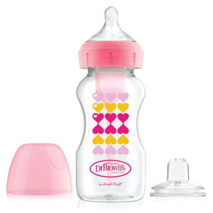 Dr.Browns WB91604 Butelka szeroka szyjka 270ml Options + dekorowana ze smoc