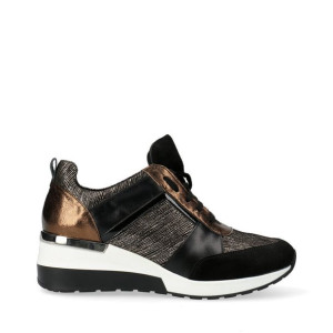 Sneakersy czarno złote 39