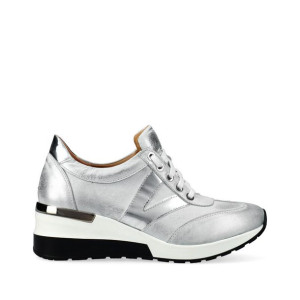 Sneakersy srebrne 40